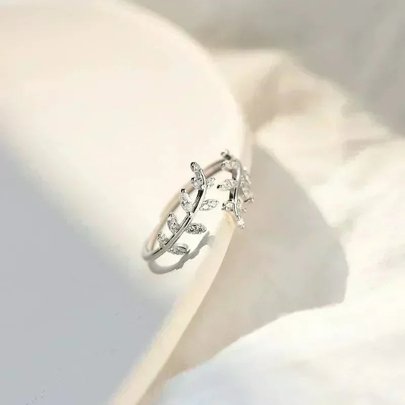Lunarelle 925 Sterling Silver Tree Branch Ring