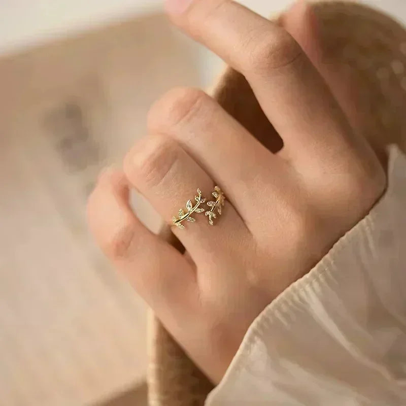 Lunarelle 925 Sterling Silver Tree Branch Ring