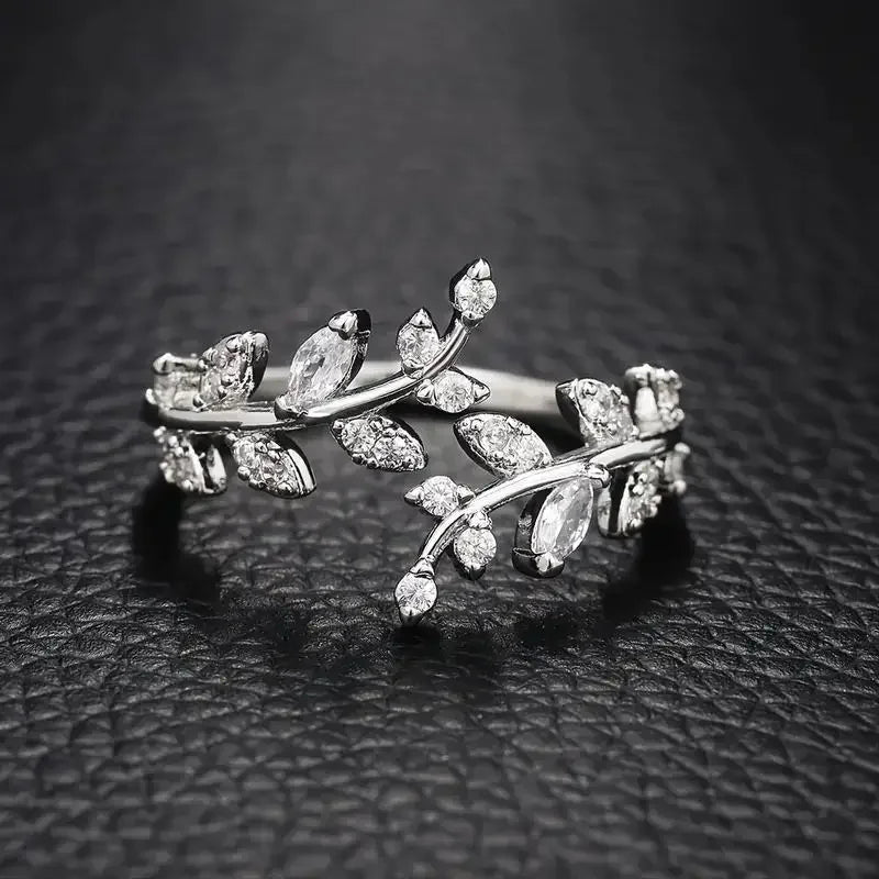Lunarelle 925 Sterling Silver Tree Branch Ring