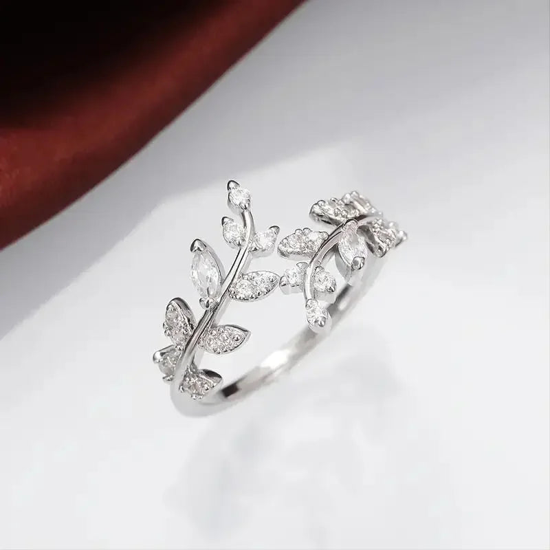 Lunarelle 925 Sterling Silver Tree Branch Ring