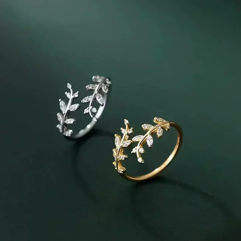 Lunarelle 925 Sterling Silver Tree Branch Ring