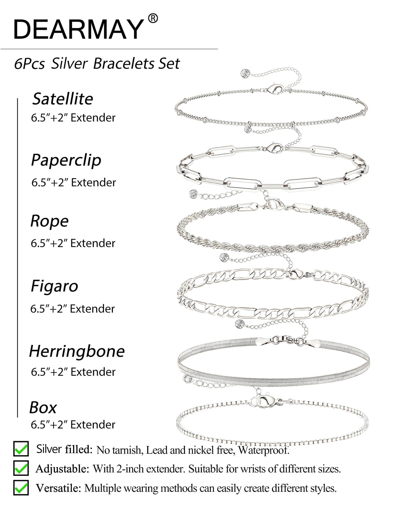 A set of gold Bracelets for Women 14K Real Gold