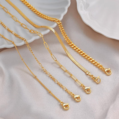 A set of gold Bracelets for Women 14K Real Gold