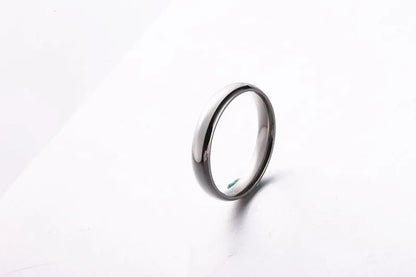 Lunarelle 6mm Titanium Ring – Allergy-Free High-Polished Wedding Band for Couples