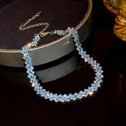 Lunarelle Rhinestone Crystal Necklace