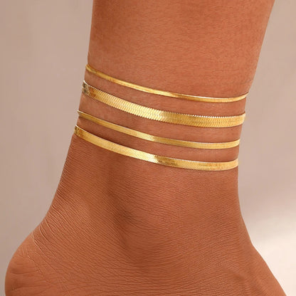 Lunarelle 7pc Boho Anklet Set –
