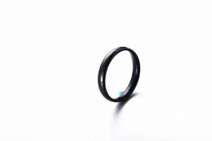 Lunarelle 6mm Titanium Ring – Allergy-Free High-Polished Wedding Band for Couples