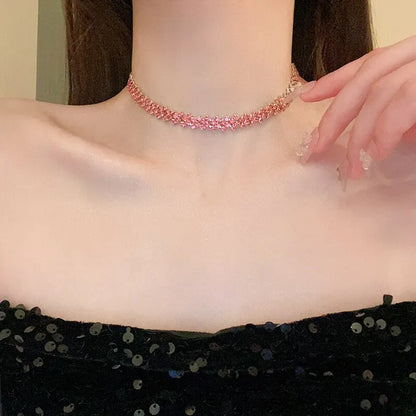Lunarelle Rhinestone Crystal Necklace