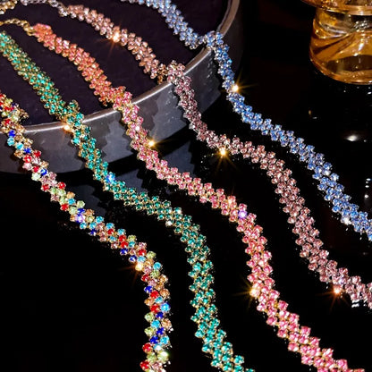 Lunarelle Rhinestone Crystal Necklace