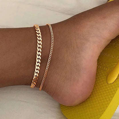 Lunarelle 7pc Boho Anklet Set –