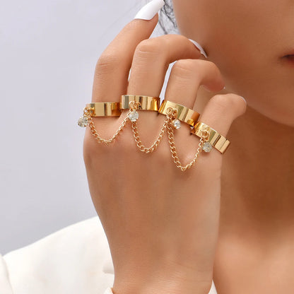 Lunarelle Dainty Hand Chain Bracelet – Gold-Plated Handmade Link for Women
