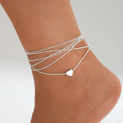 Lunarelle 7pc Boho Anklet Set –