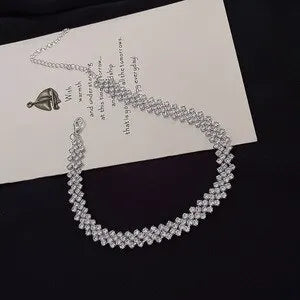 Lunarelle Rhinestone Crystal Necklace