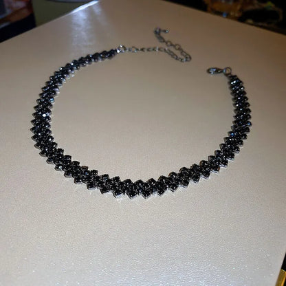 Lunarelle Rhinestone Crystal Necklace