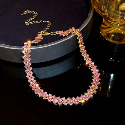 Lunarelle Rhinestone Crystal Necklace