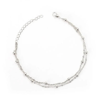 Lunarelle Double Layers Small Round Beads Bracelet GOLD